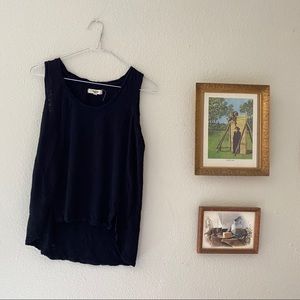 XS Madewell hi/lo tank top
